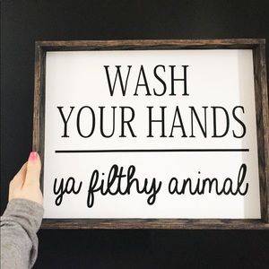 Bathroom sign